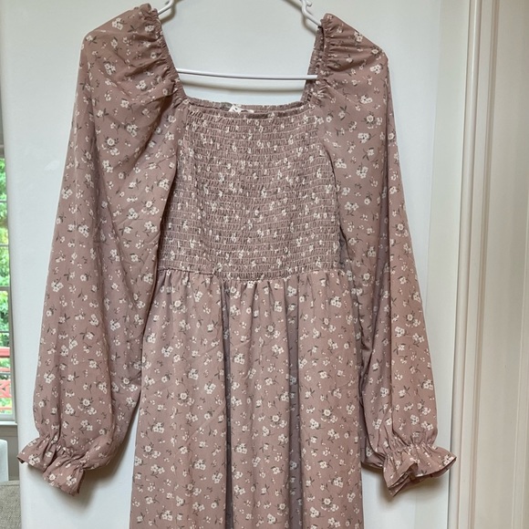 BY THE RIVER Pink Floral Dress - Picture 1 of 2